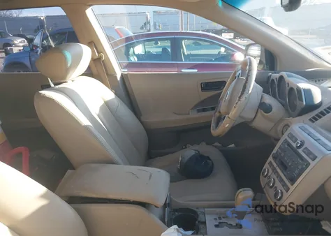 2004 Nissan Murano Sl из США, поврежденный, VIN JN8AZ08W94W304678